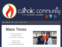 Tablet Screenshot of catholic-community.org.uk